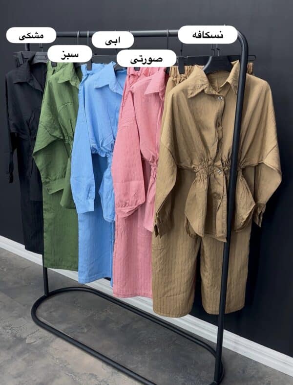 ست مانتو شلوار بلورین کد 50691
