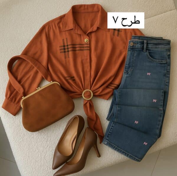 شومیز حلقه دار کد 40556 - Image 6