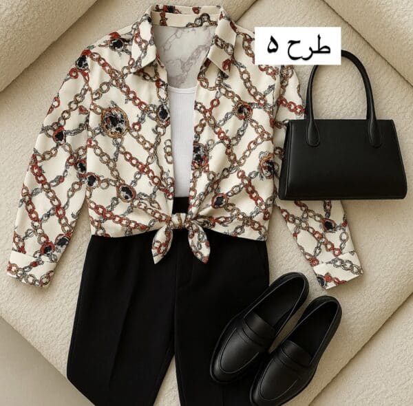 شومیز زلال کد 40552 - Image 3