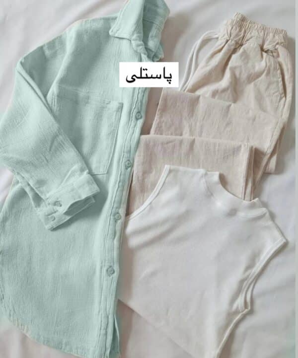 شومیز حصیری کد 40545 - Image 3