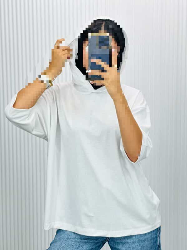 تیشرت کلاهدار کد 30131 - Image 2