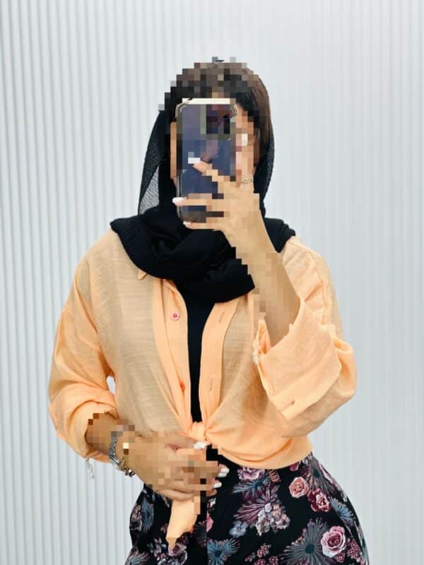 شومیز مانتویی پری کد 40553 - Image 7