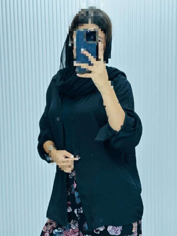 شومیز مانتویی پری کد 40553 - Image 6