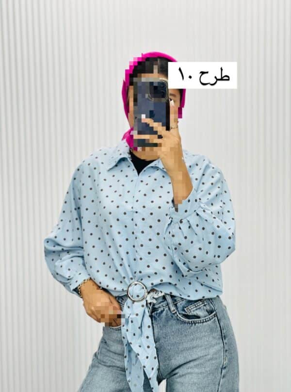 شومیز حلقه دار کد 40556 - Image 3