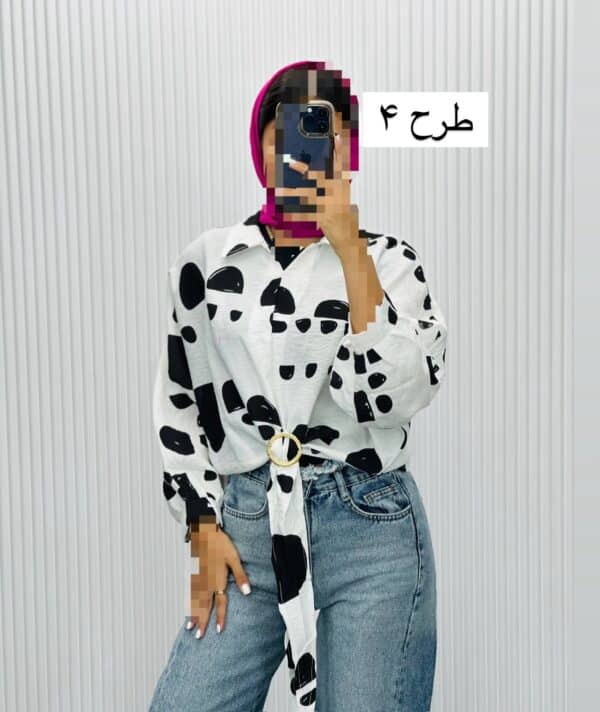 شومیز حلقه دار کد 40556 - Image 2