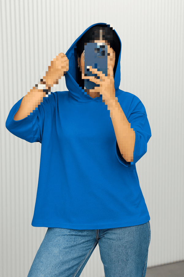 تیشرت کلاهدار کد 30131 - Image 6