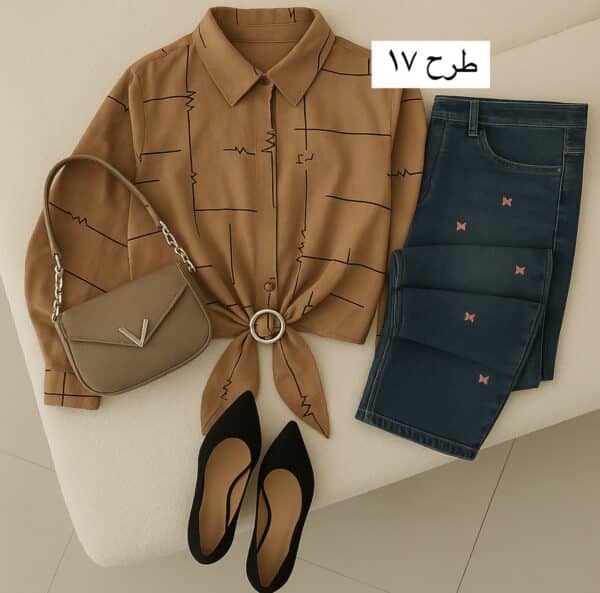 شومیز حلقه دار کد 40556 - Image 11