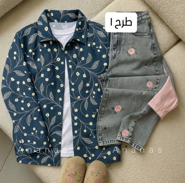 شومیز مینیمال کد 40564 - Image 4