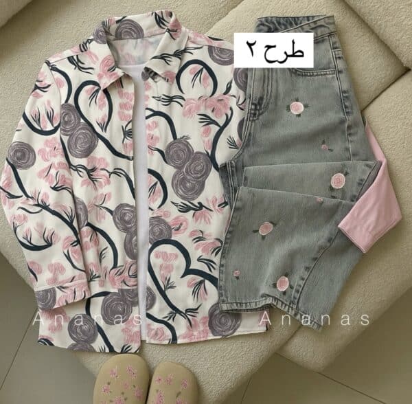 شومیز مینیمال کد 40564 - Image 3