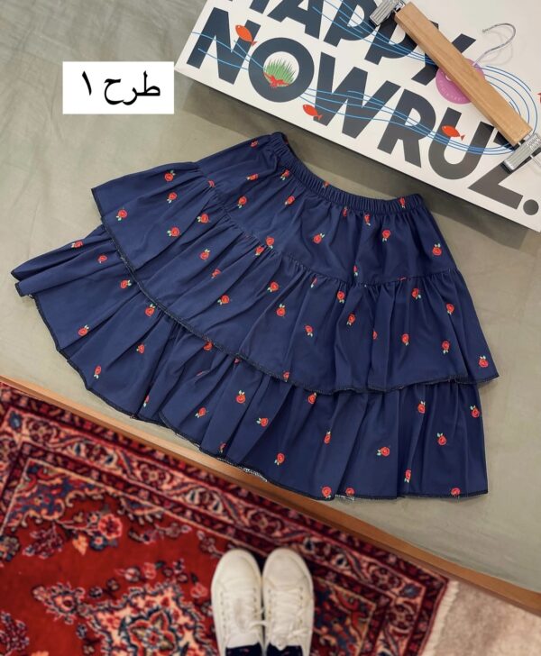 دامن فلاور کد 90099 - Image 2