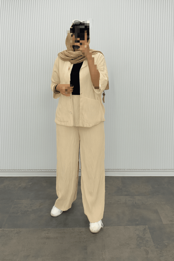 ست مانتو و شلوار ایران کد 50754 - Image 2
