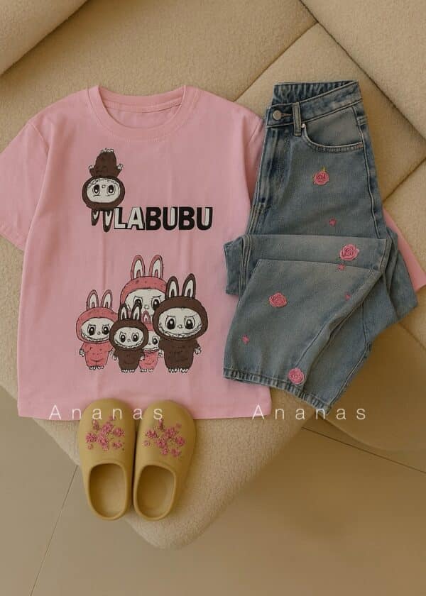 تیشرت labubu کد 30155 - Image 3