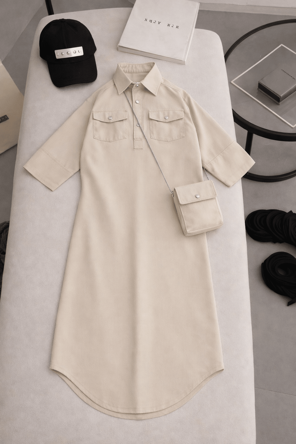 پیراهن کفتان مهتاب کد 80106 - Image 12