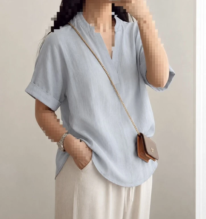 شومیز جلو بسته ساسانی کد 40919 - Image 3