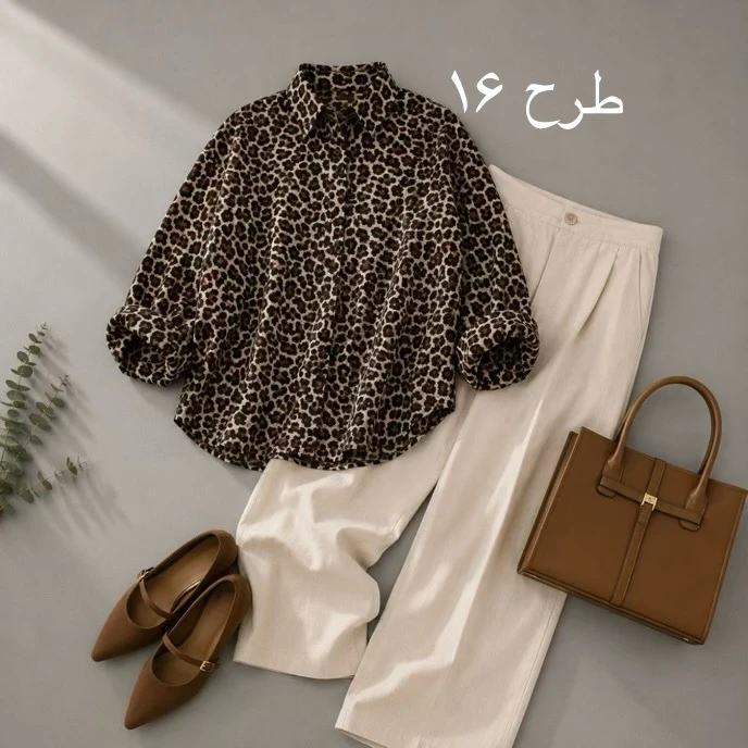 شومیز روژین کد 40942 - Image 19