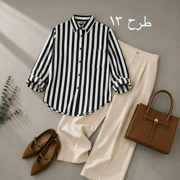 شومیز روژین کد 40942 - Image 15