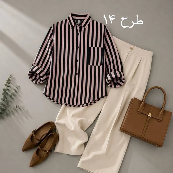 شومیز روژین کد 40942 - Image 16