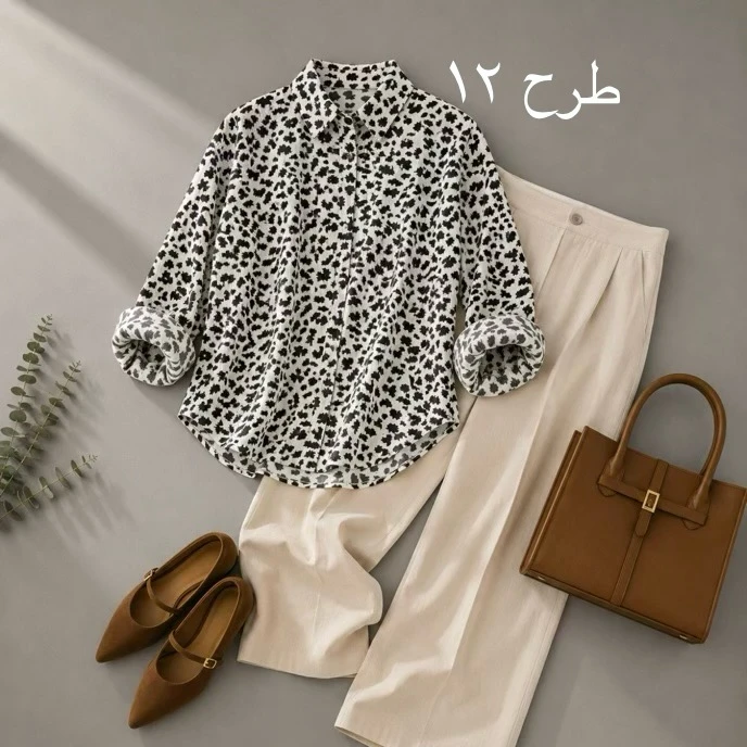 شومیز روژین کد 40942 - Image 11