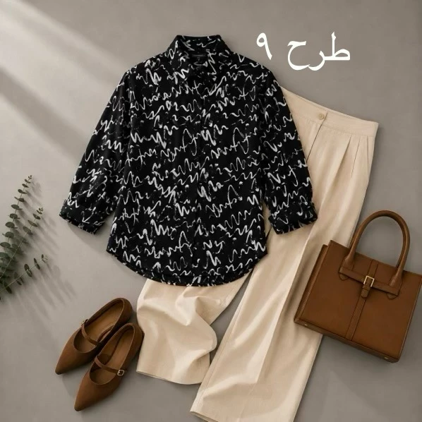 شومیز روژین کد 40942 - Image 6