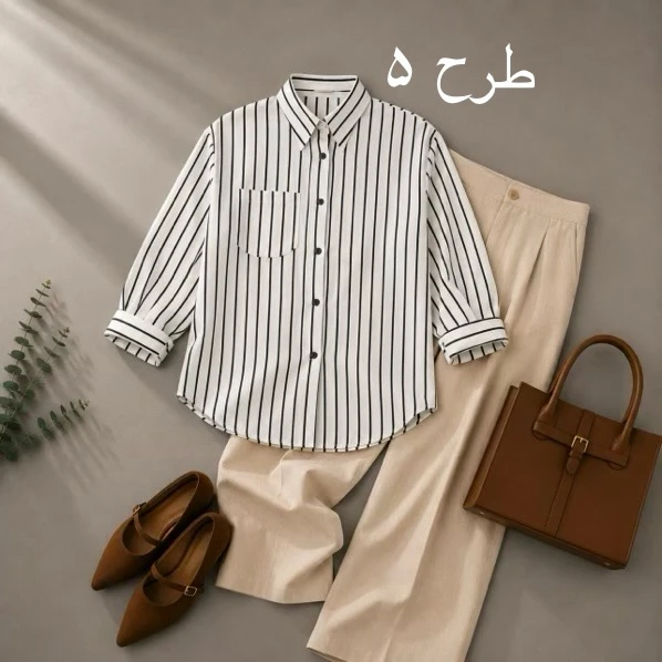 شومیز روژین کد 40942 - Image 10