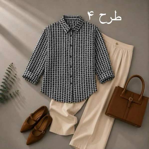 شومیز روژین کد 40942 - Image 5