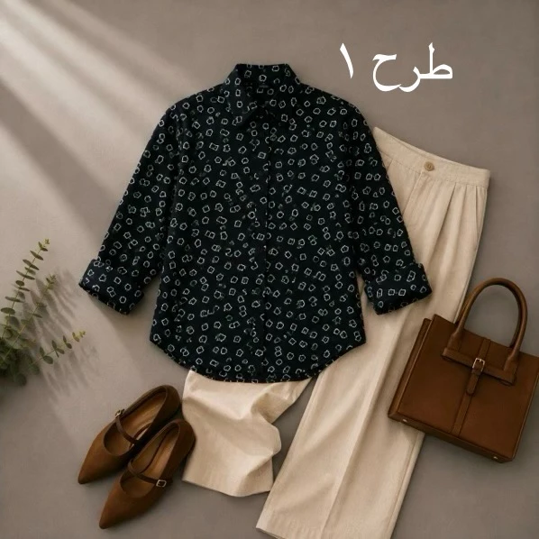 شومیز روژین کد 40942 - Image 2